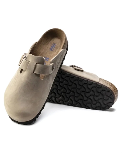 Boston Soft Footbed Oiled Leather Sandal - Tobacco Brown - Birkenstock
